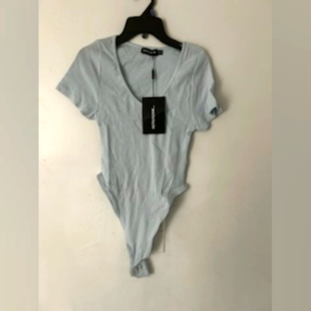 Powder blue body suit